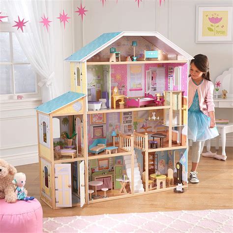 wooden barbie doll house